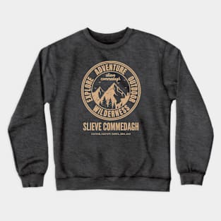 Ireland Hiking, Slieve Commedagh Mountain Hike Crewneck Sweatshirt